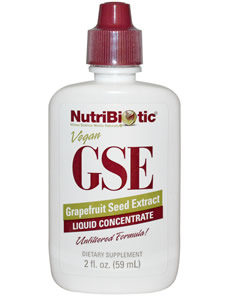 NutriBiotic, GSE Liquid Concentrate, Grapefruit Seed Extract, 2 fl oz (59 ml)