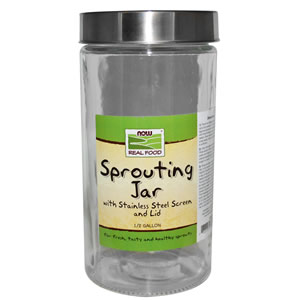 Now Foods, Sprouting Jar, 1/2 Gallon iherb